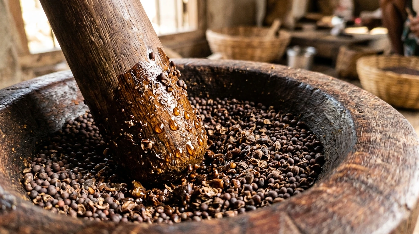 Amber Mustard Oil Flow